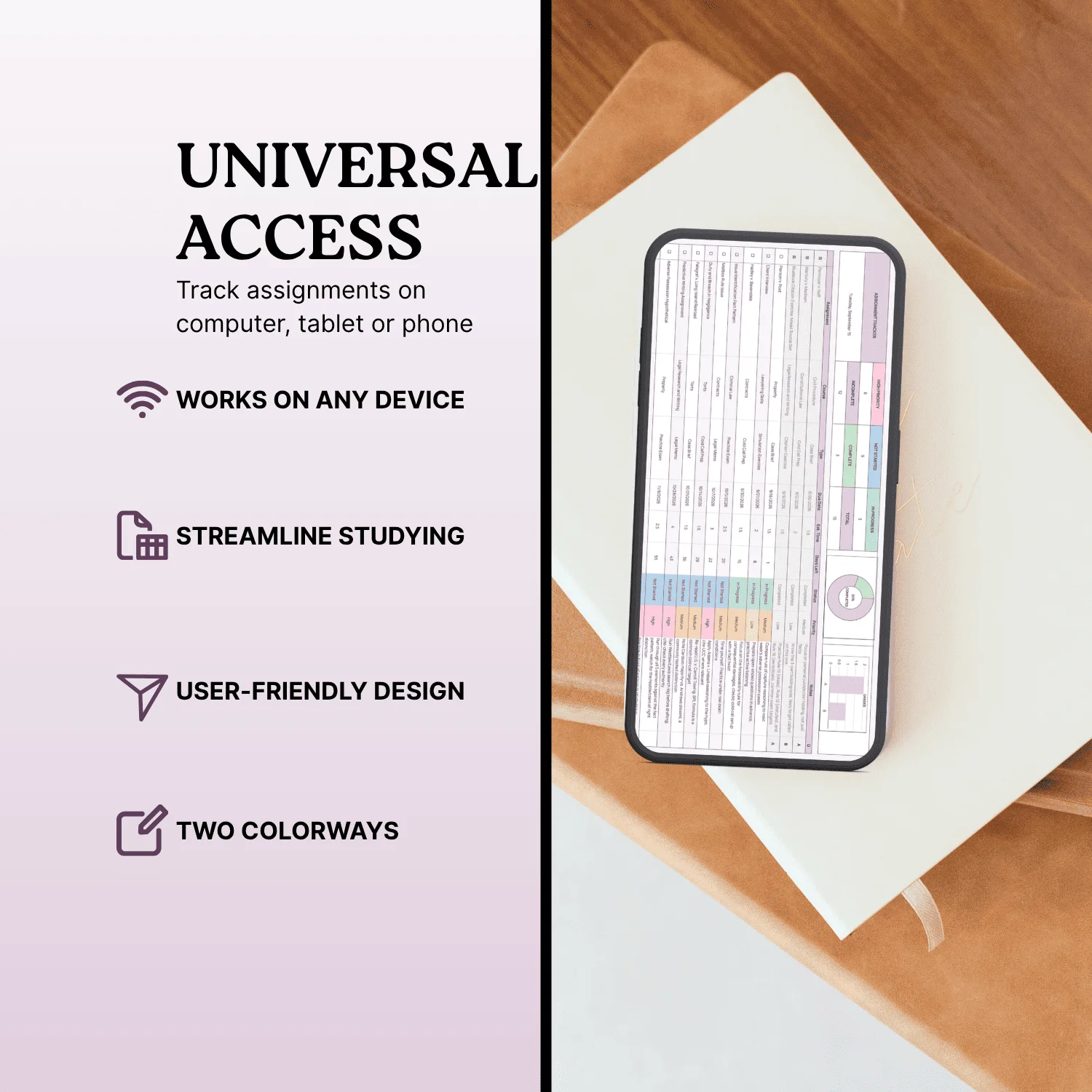 Law School Assignment Tracker L1 product image (6)