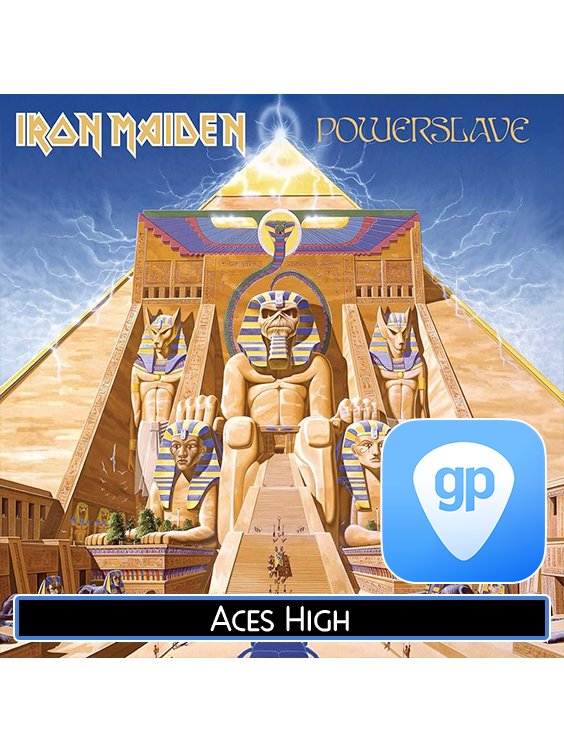 Aces High PDF TAB + Backing Track MP3 product image (1)