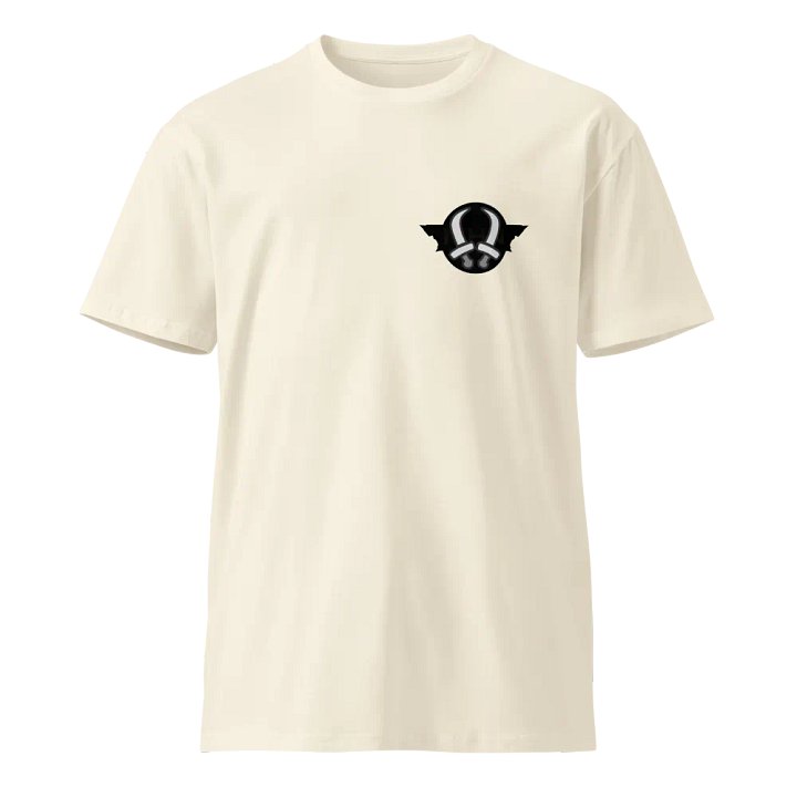I'm A Dual Blades Main MHN Emblem Unisex T-Shirt White/Natural product image (1)