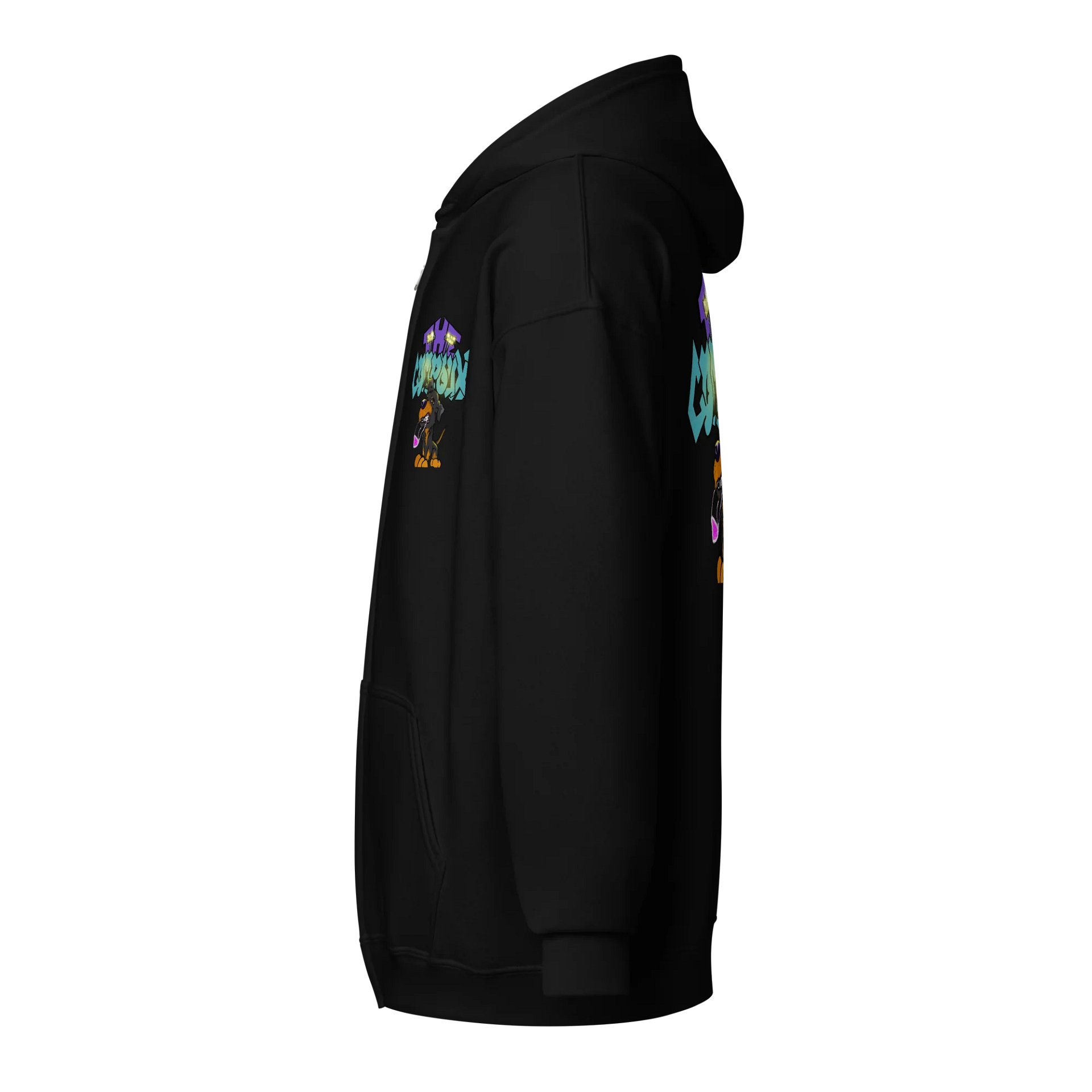 Snarling Canine Zip Hoodie product image (3)