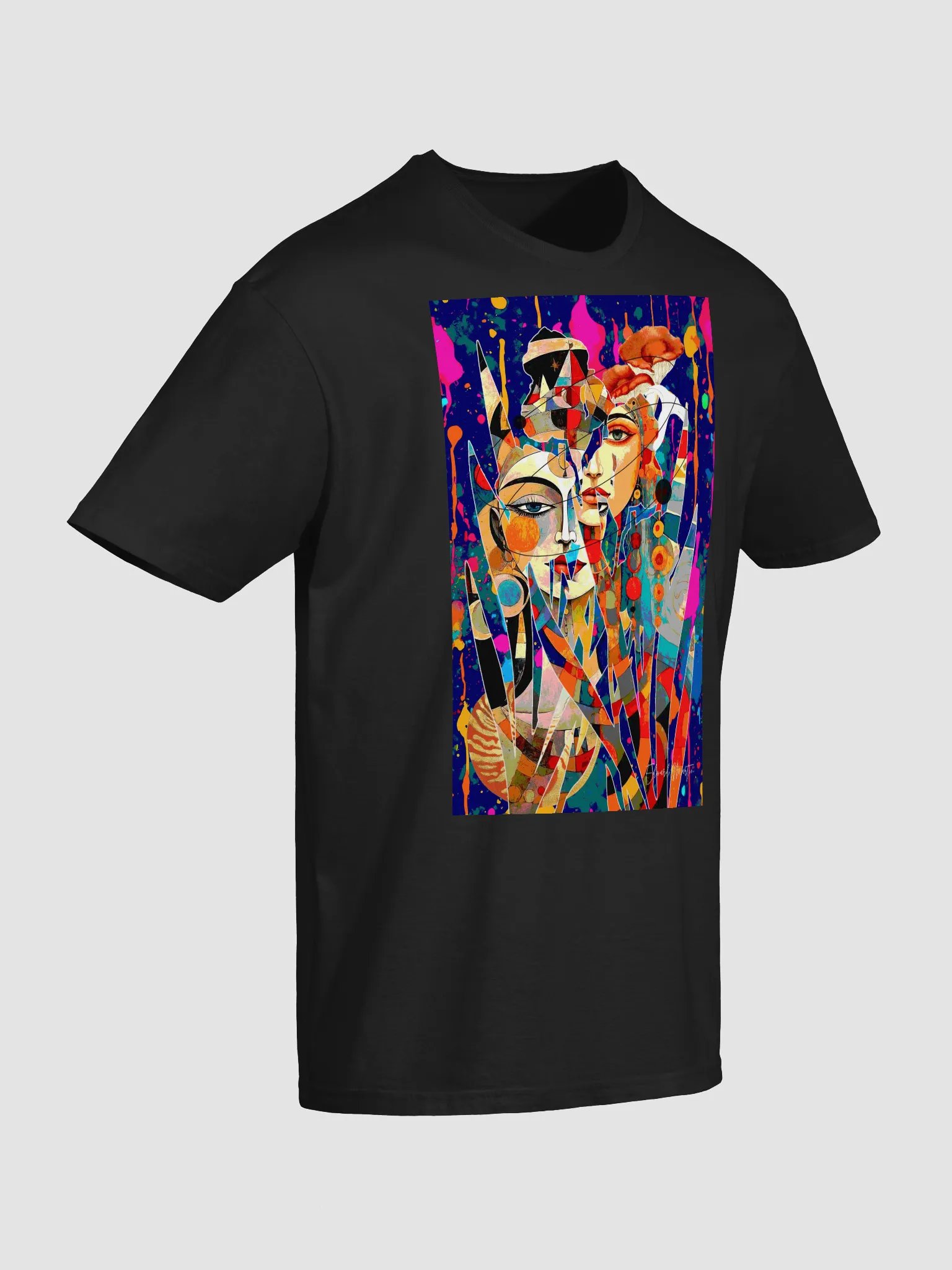 Abstract Faces Unisex T-Shirt product image (3)