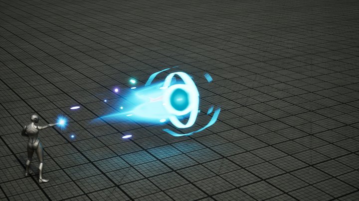 Arcane Projectile in Unreal Engine 5 Niagara product image (1)