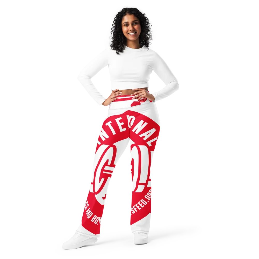 IFBNewsfeed.Org's All-Over Print Flare Leggings product image (2)