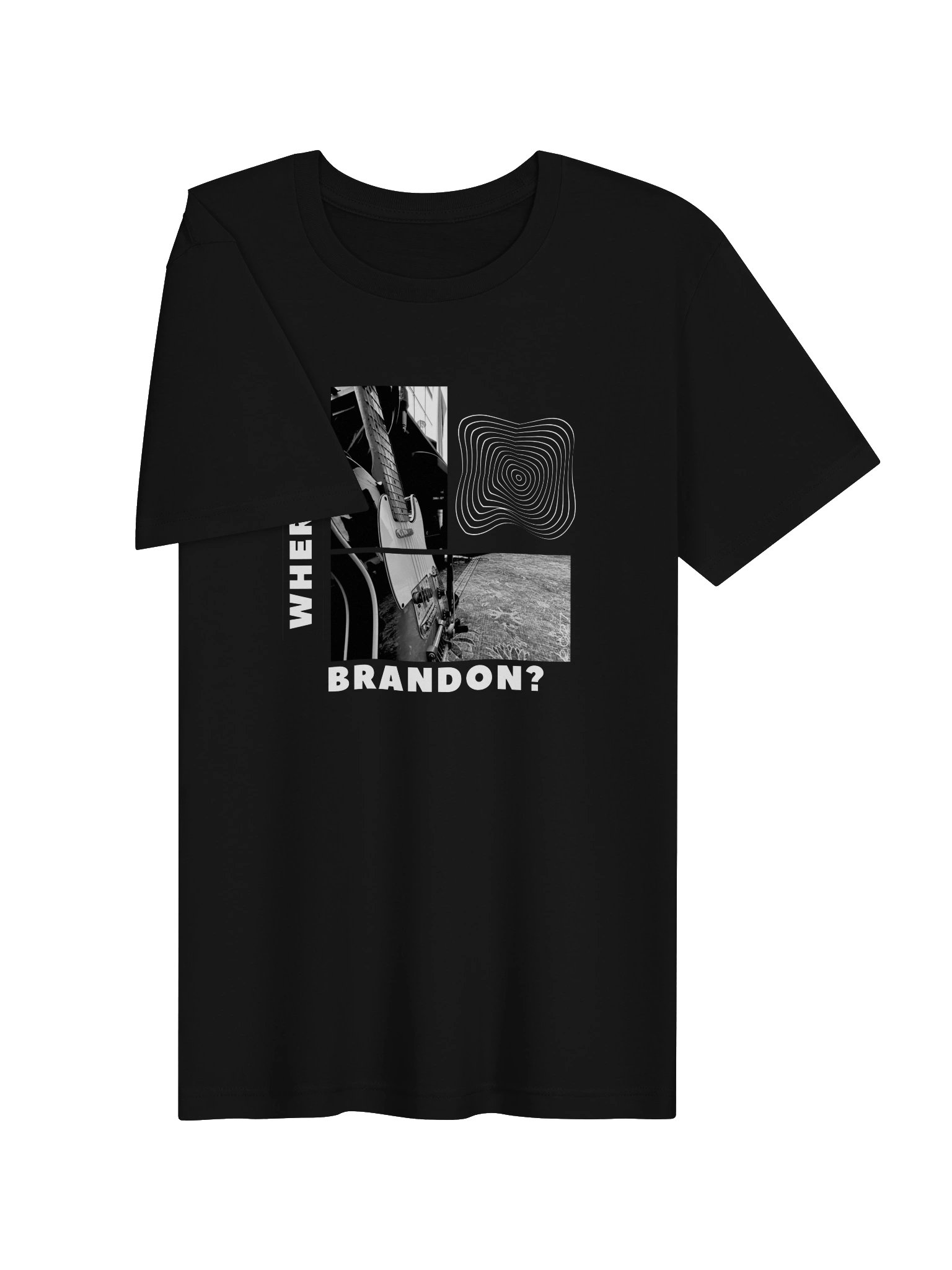 Where’s Brandon? Guitar Graphic Tee product image (4)