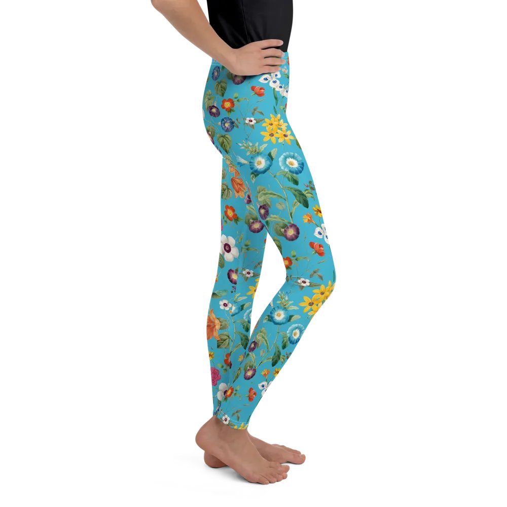 'Floral Delight' All-Over Print Youth Leggings product image (3)
