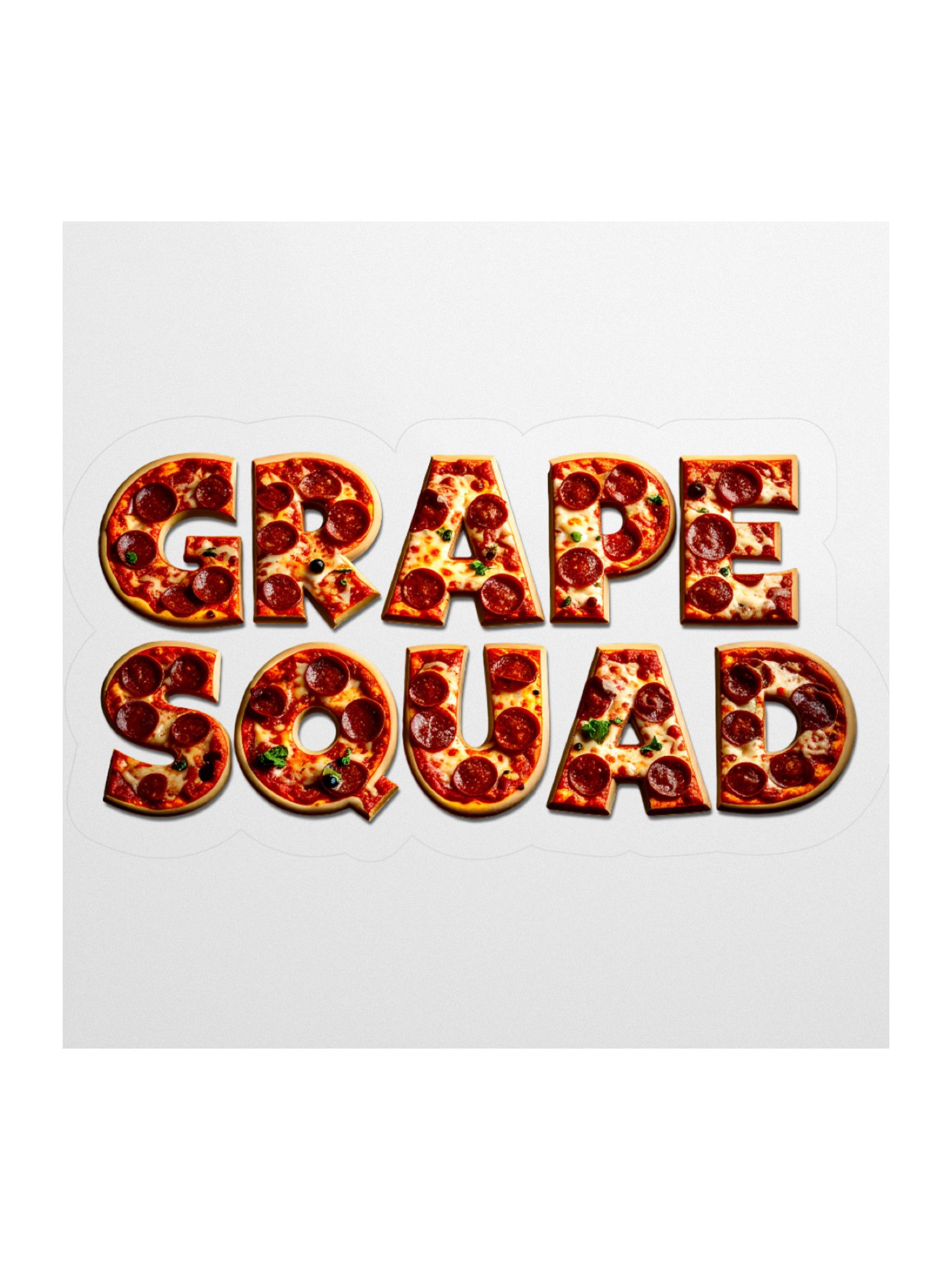Grape Squad Pizza Sticker product image (1)
