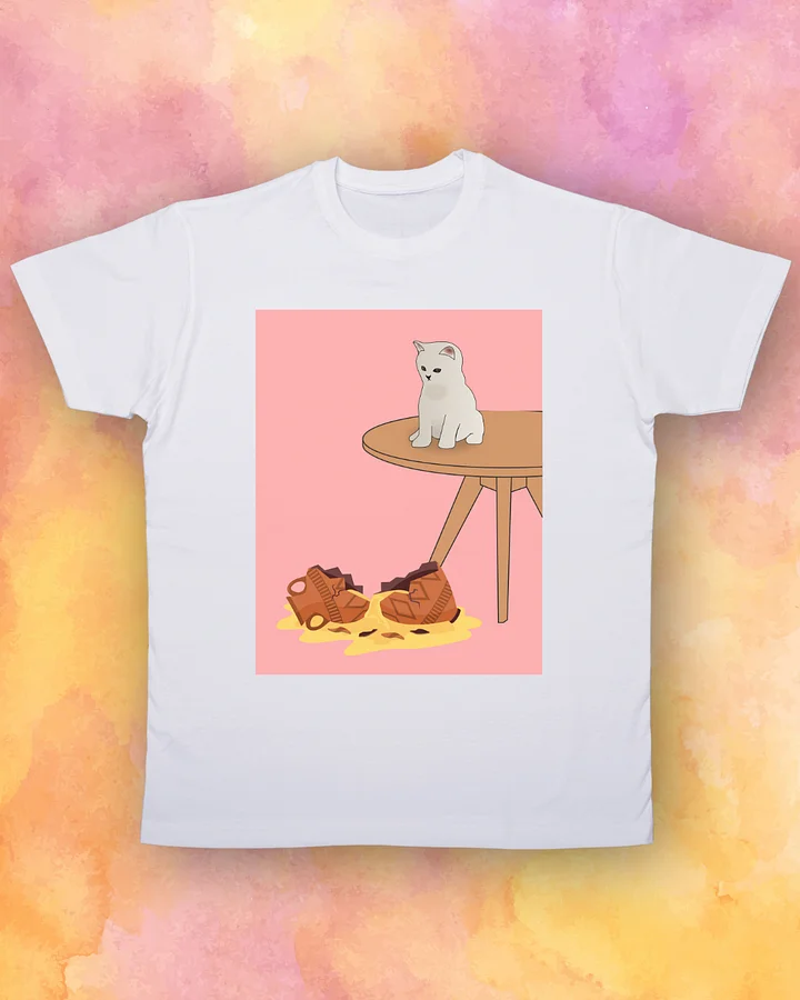 Cat Breaks Vase - T-Shirt product image (1)
