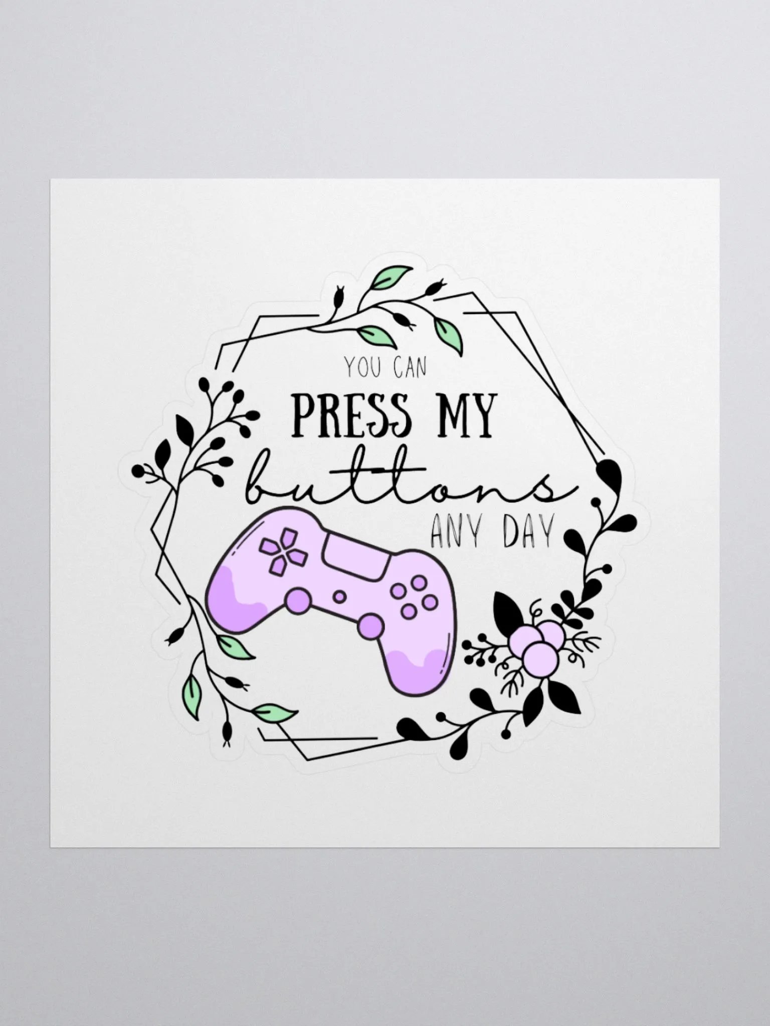 Press My Buttons Sticker product image (1)
