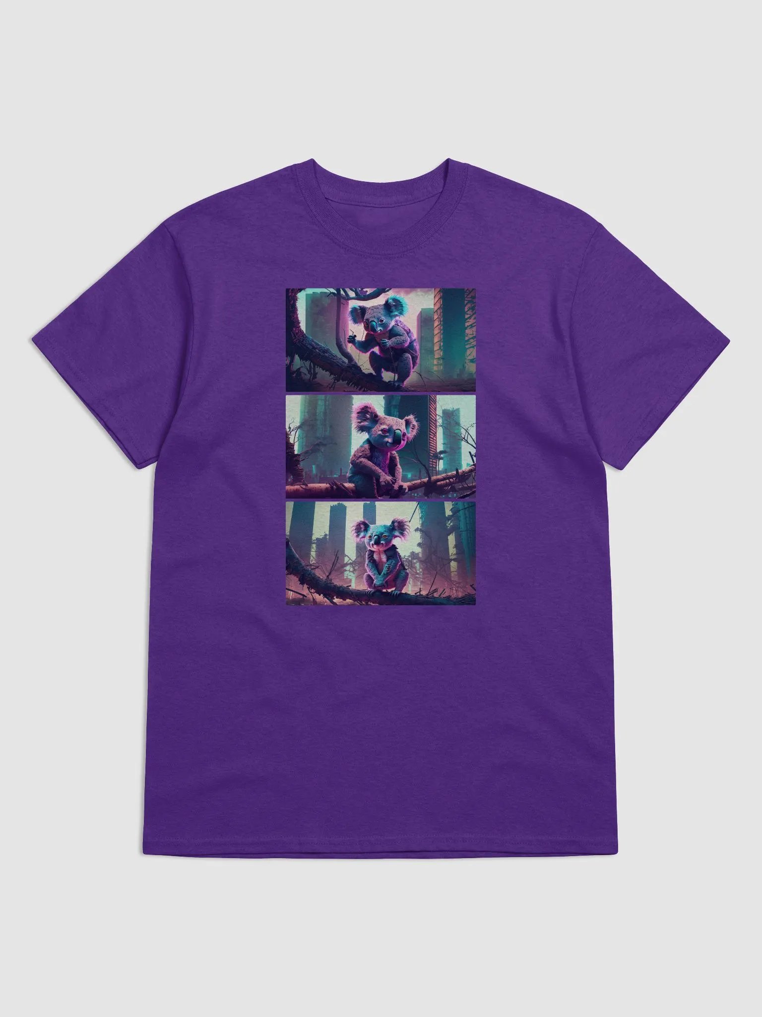 Cyberpunk Koalas Heavyweight T-shirt product image (7)