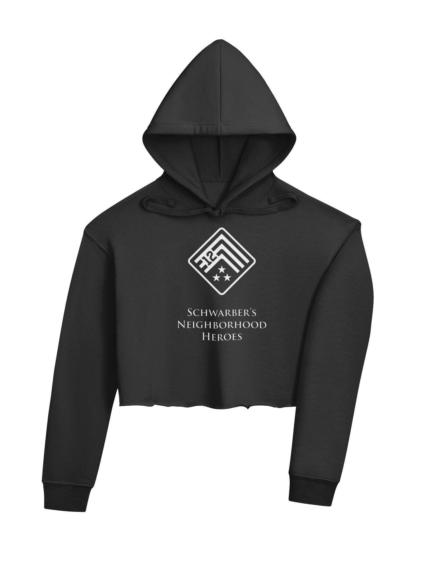 Schwarber’s Neighborhood Heroes Women’s Cropped Hoodie product image (4)