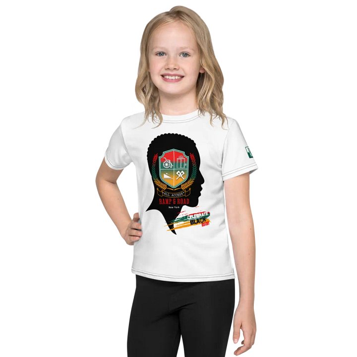 Celebrate Black History Emblem Kids T-Shirt product image (1)