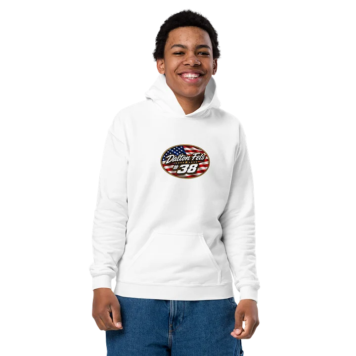 Youth - Gildan Youth Heavy Blend Hoodie 18500B - White product image (2)