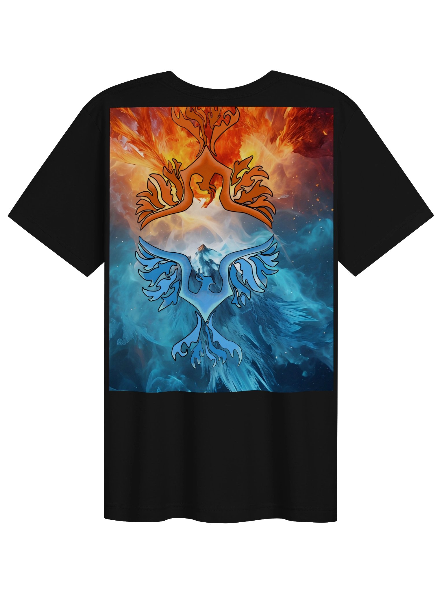 Phoenix Split Flame Unisex Tee product image (12)