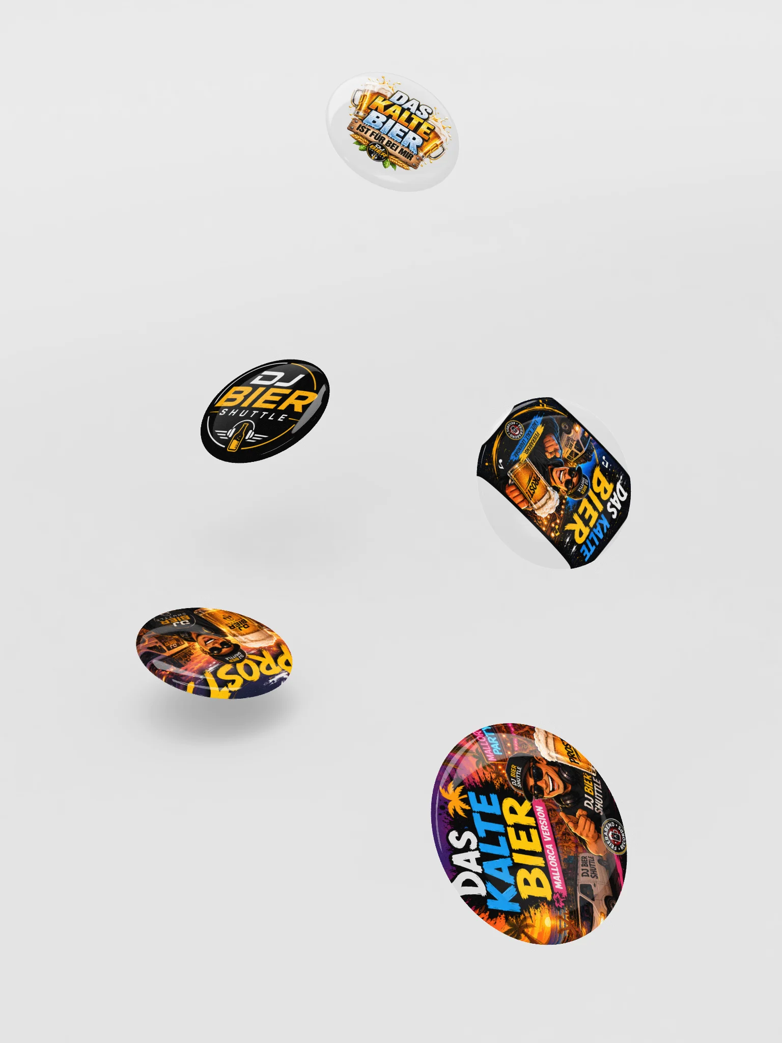 Das kalte Bier Button Set - 5 Stück product image (9)
