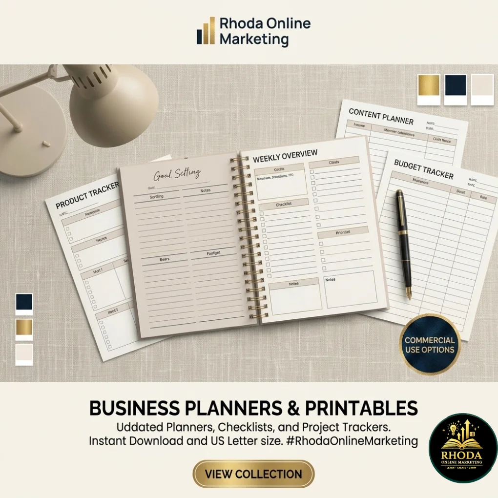 Business Planners and Printables