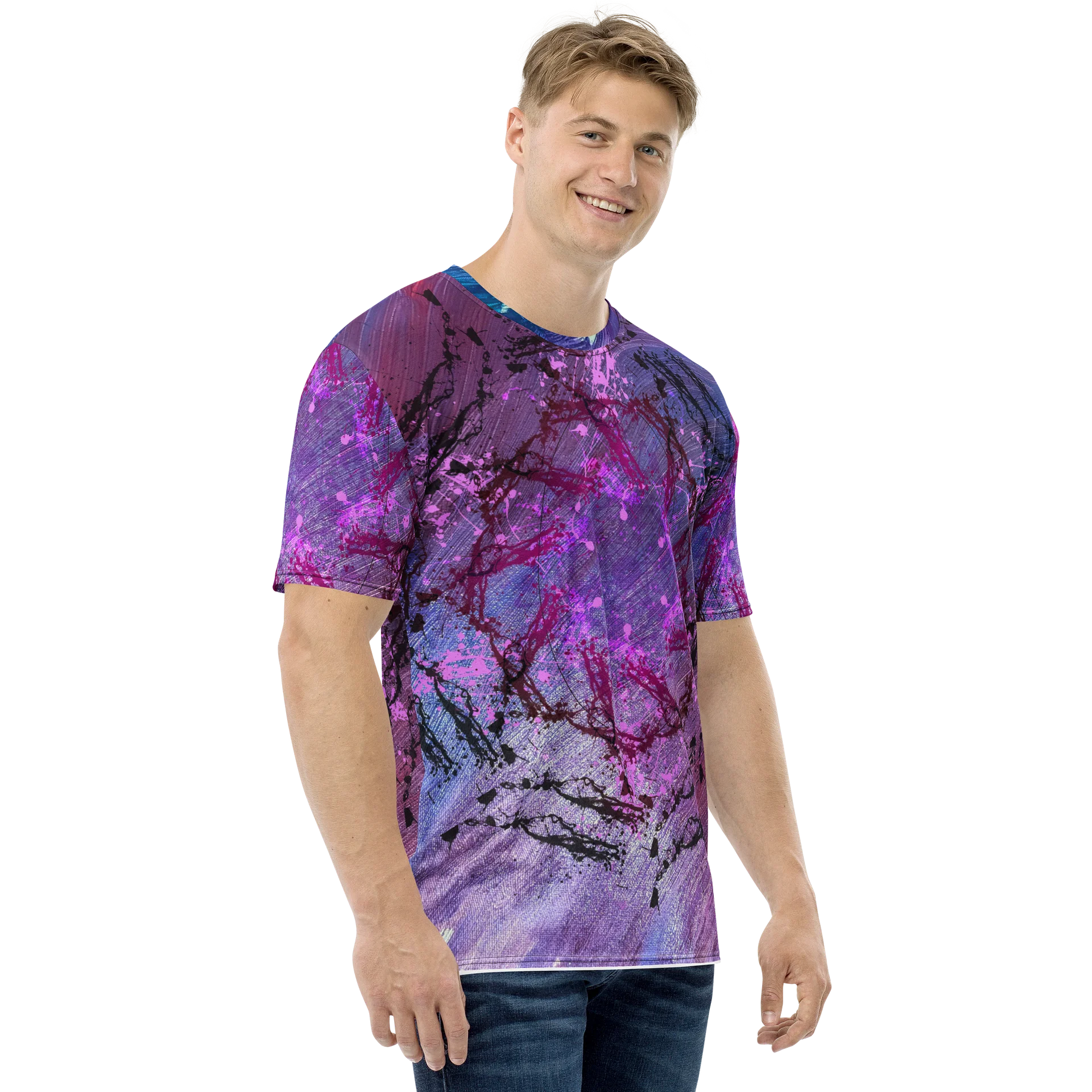 Violet Singularity Men's Crew Tee product image (4)