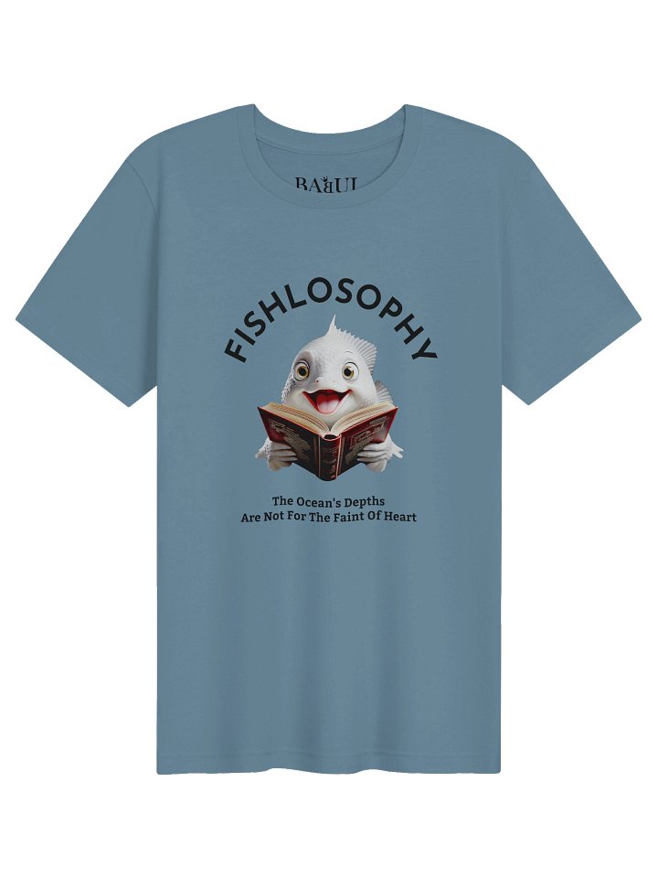 Fishlosophy Unisex T-Shirt - Ocean Vibes and Life's Questions Design - PEARLS OF WISDOM FROM THE FISH WORLD product image (1)