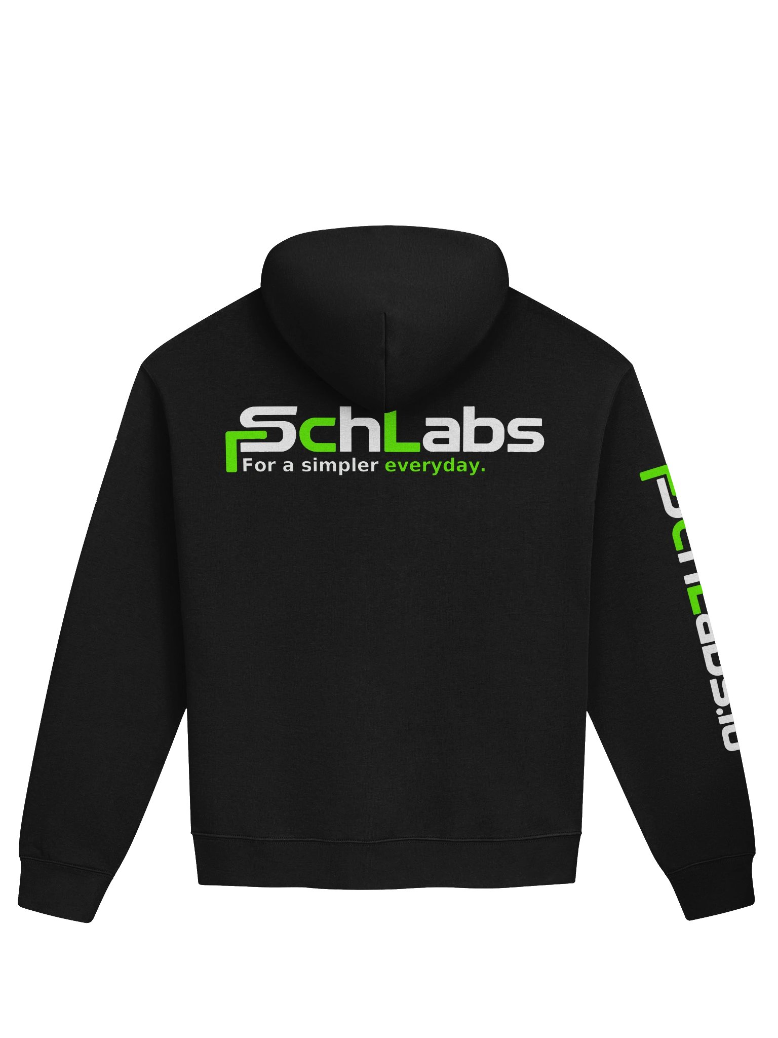SchLabs Signature Hoodie — Green & White product image (2)