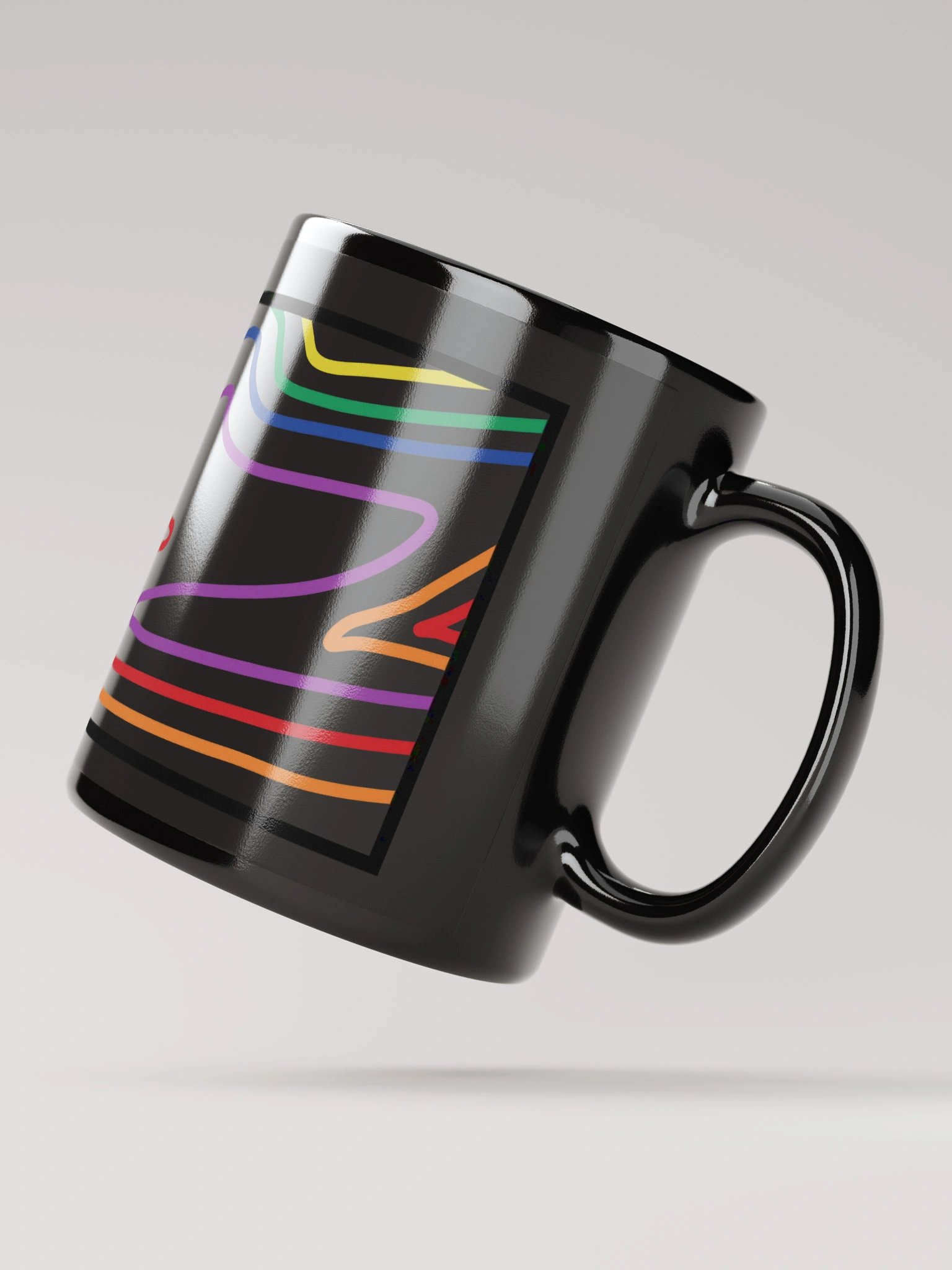 Rainbow Topography Mug product image (4)
