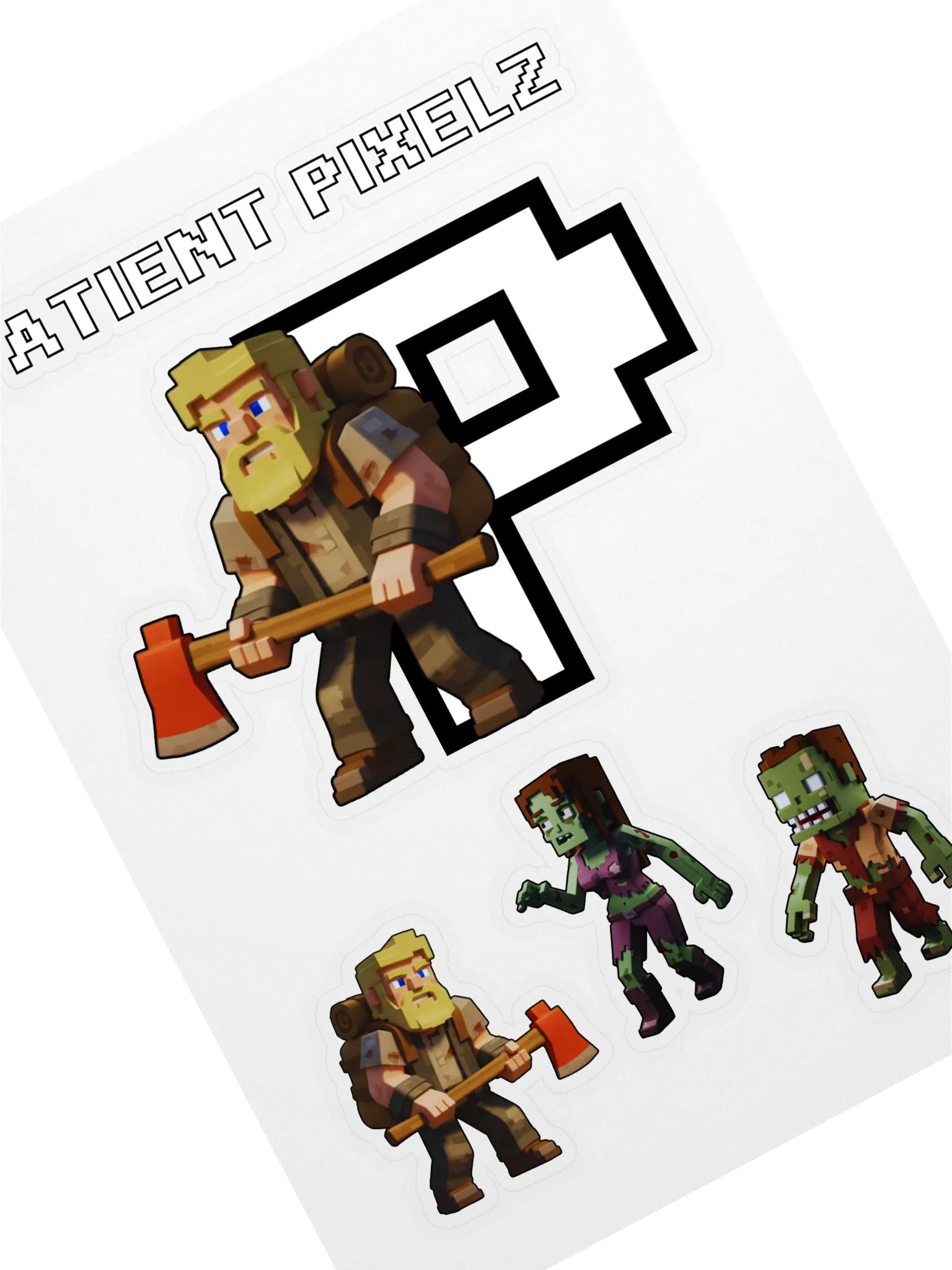 Patient PixelZ Sticker Sheet Set product image (1)