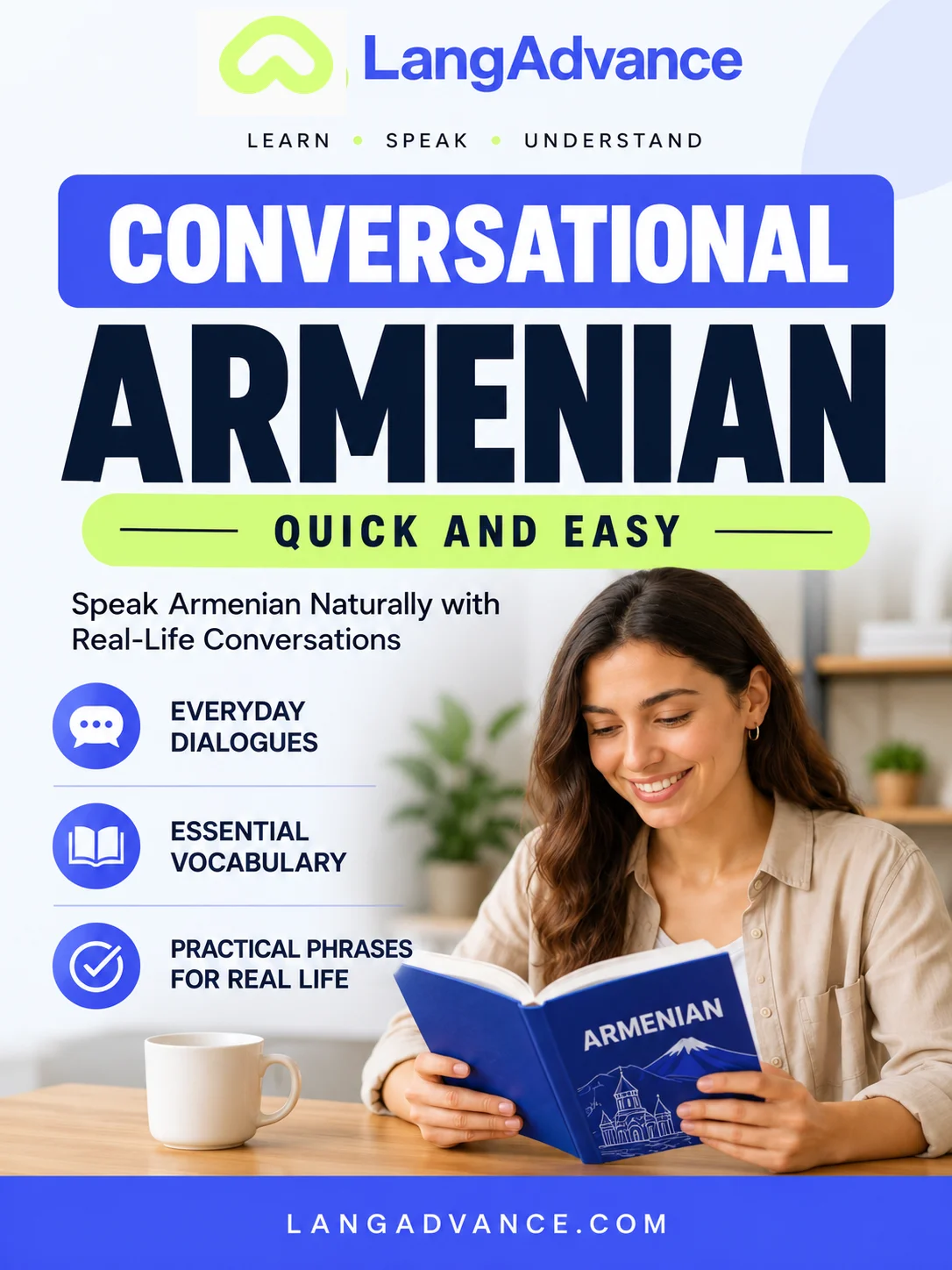 Conversational Armenian: Quick & Easy Armenian for Real-Life Conversations product image (1)