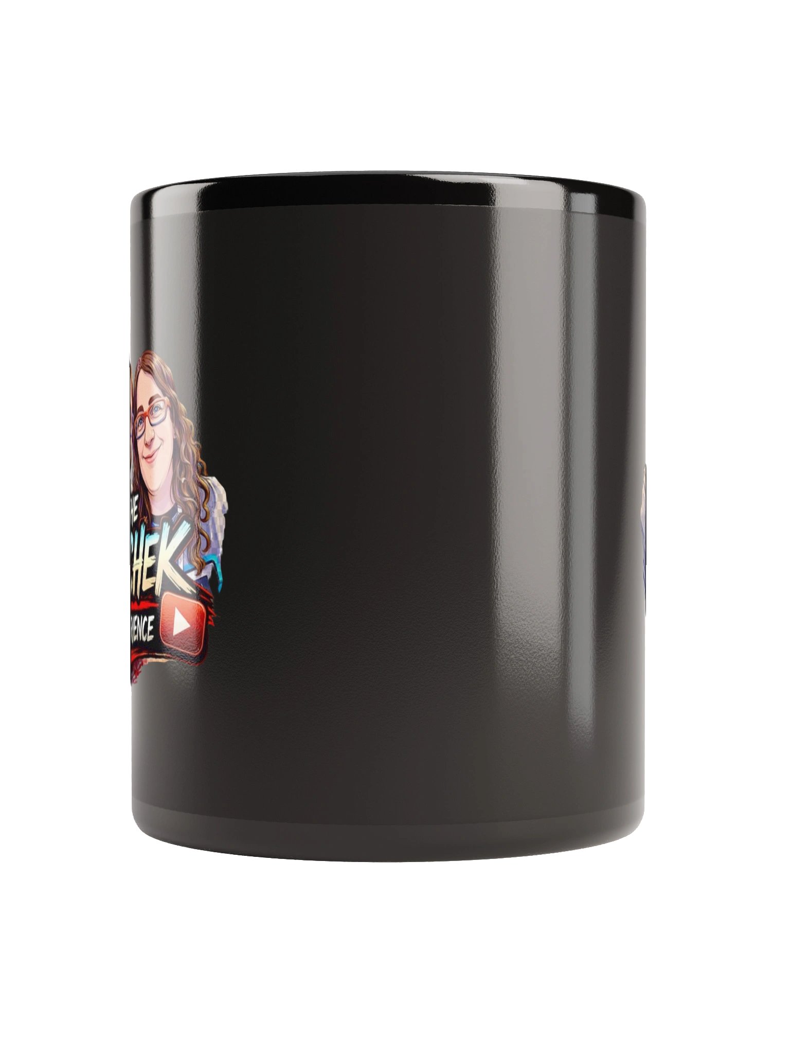 The Vochek Experience Logo Black Glossy Mug product image (2)
