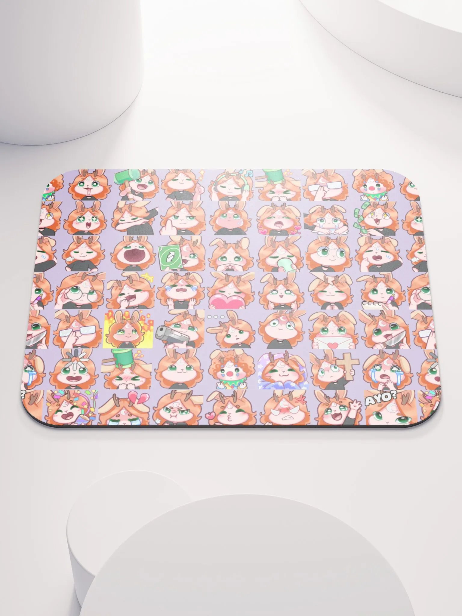 Lilac Many Moods Mousepad product image (2)