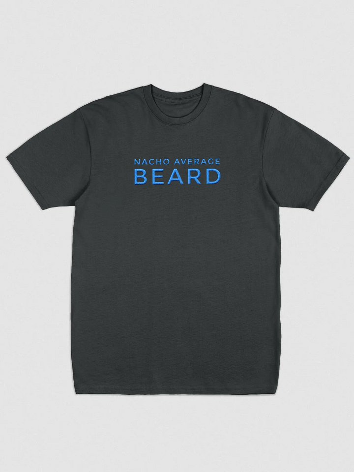 Men's Nacho Average Beard T-Shirt (Aqua/Teal Embroidery) product image (4)