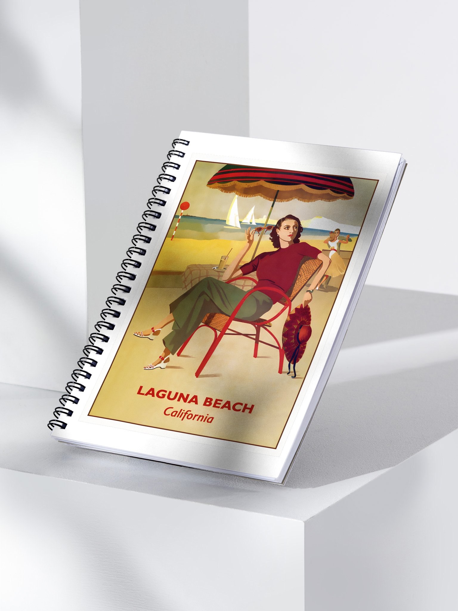 Laguna Beach Vintage Spiral Notebook product image (3)