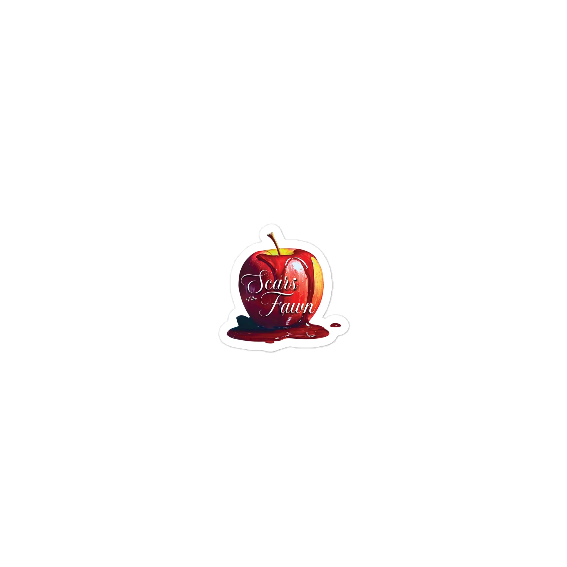 Scars of the Fawn - Apple Sticker (Die Cut) product image (1)