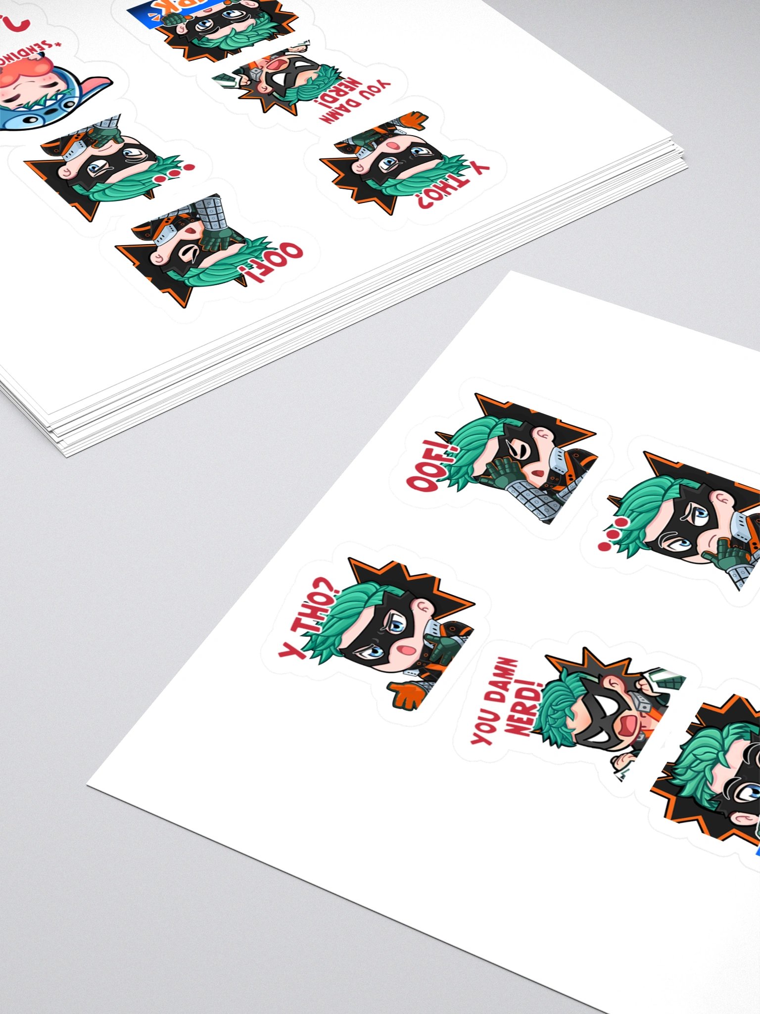 Bakugo & Stitch - Sticker Sheet product image (4)
