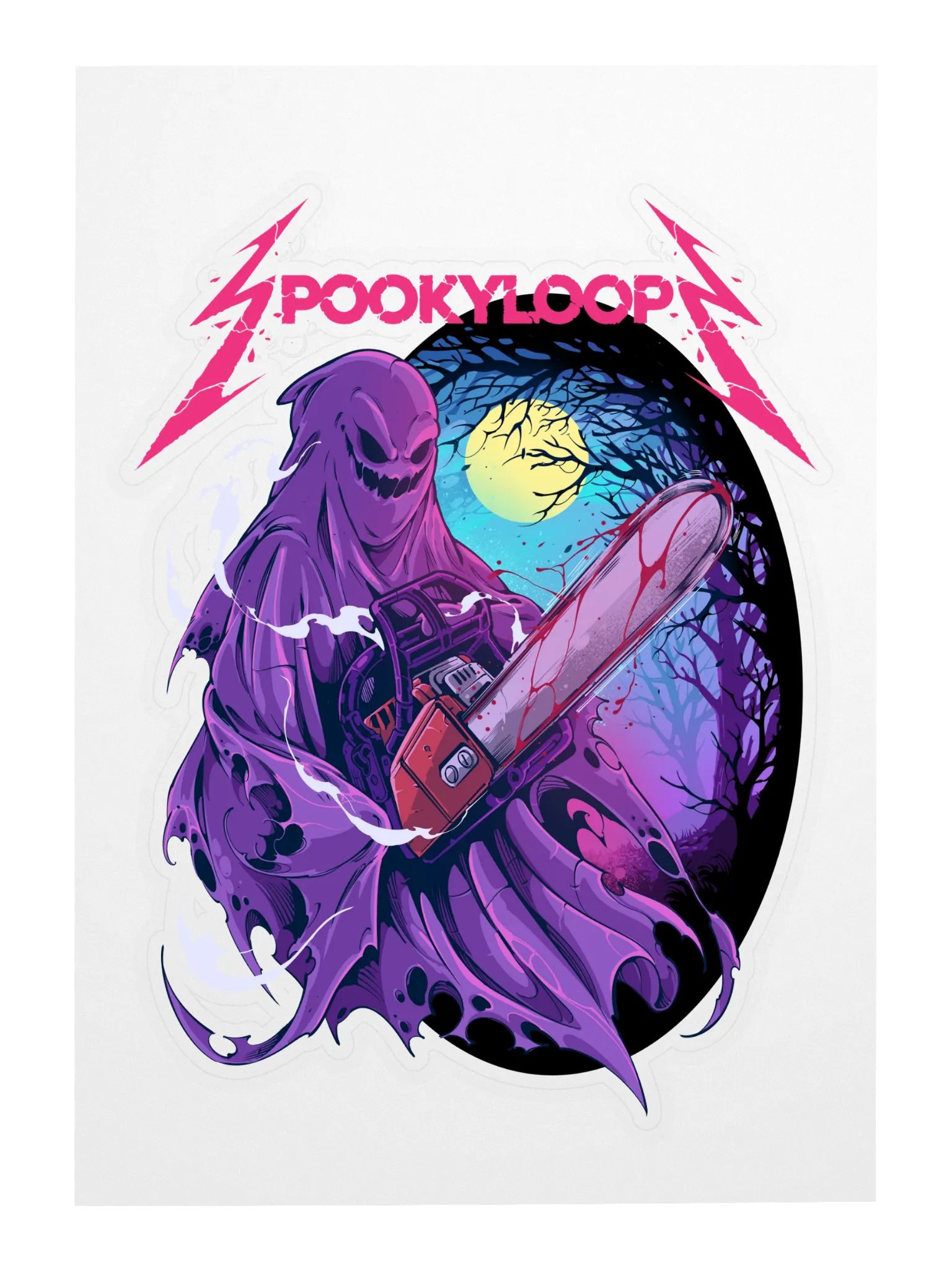 Ride The Chainsaw Sticker product image (3)