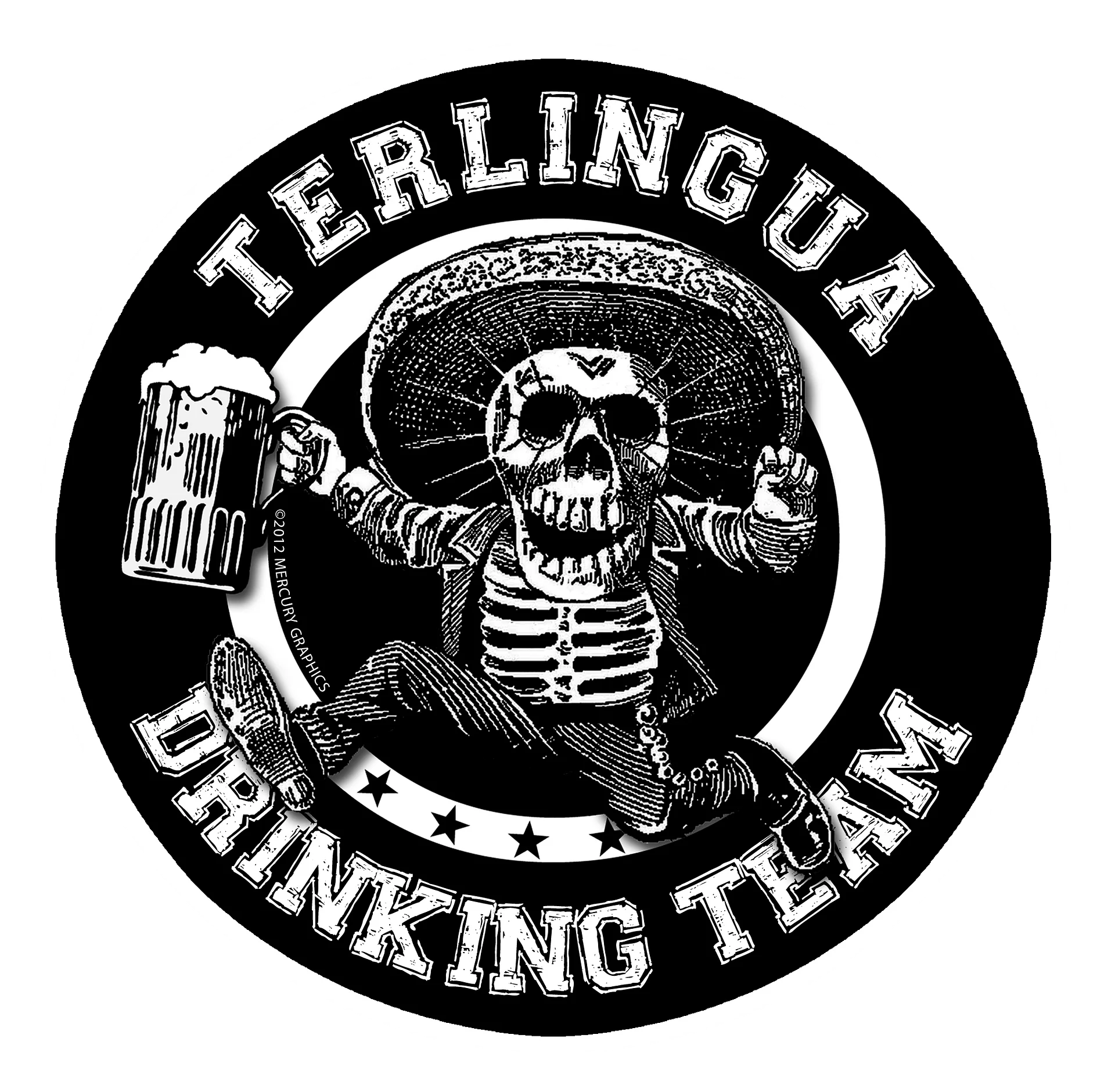Terlingua Drinking Team Vinyl Sticker product image (2)