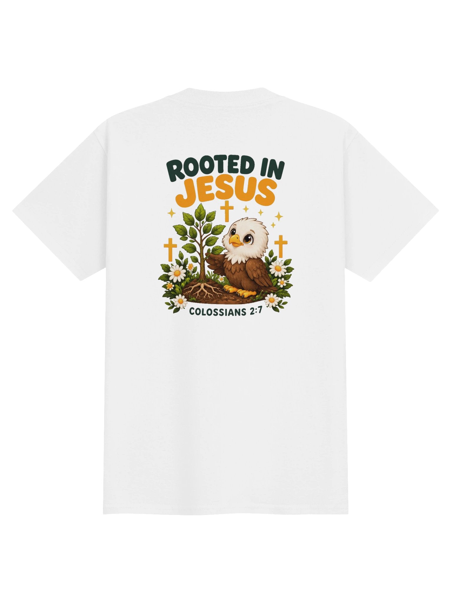 Rooted in Jesus Youth T-Shirt — Colossians 2:7 product image (2)