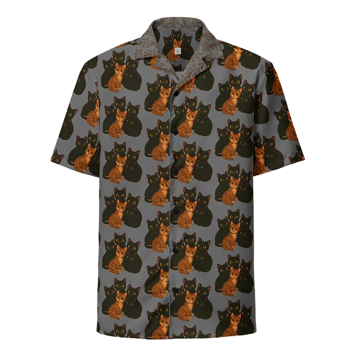cat brigade Hawaiian Shirt product image (1)