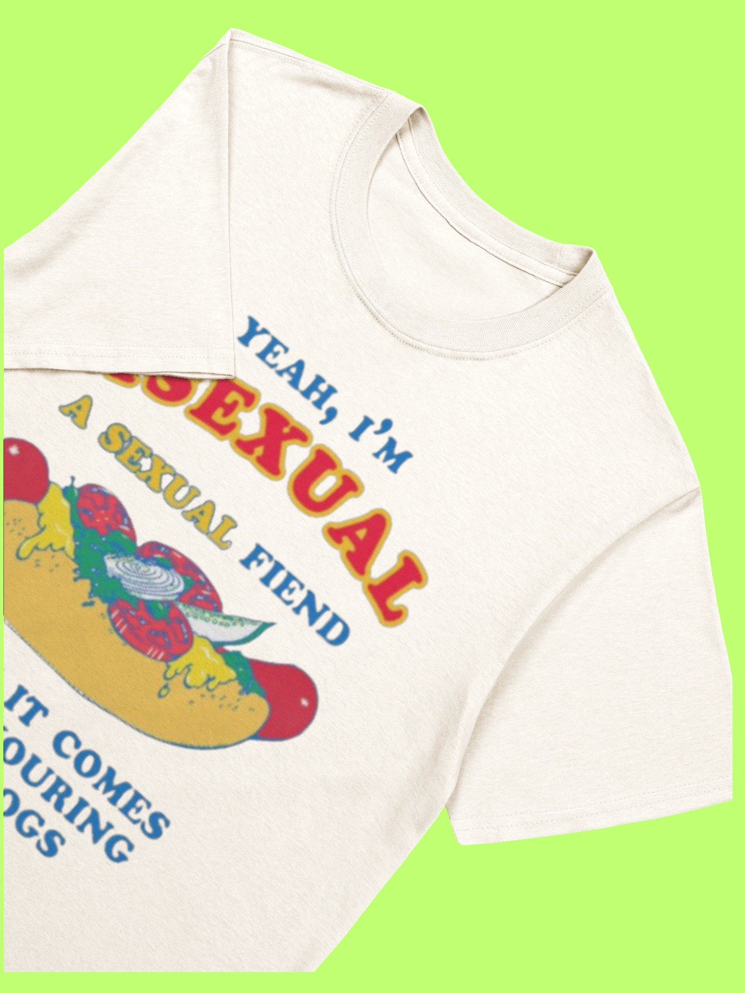I’m Asexual Fiend for Devouring Hot Dogs Funny Shirt product image (57)
