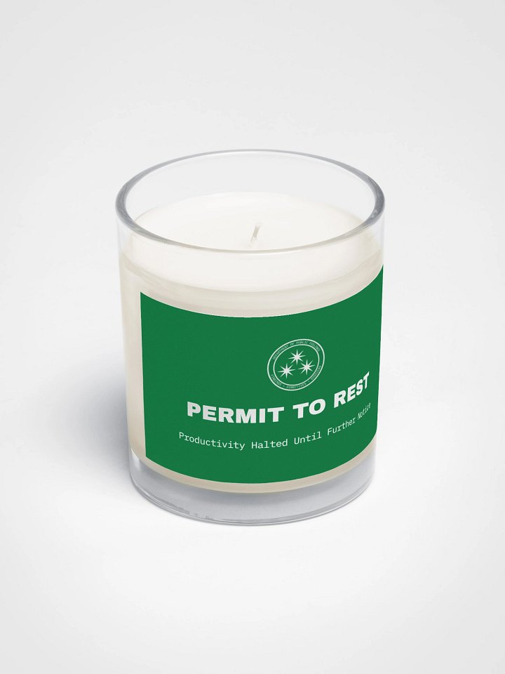 Permit to Rest Candle product image (2)