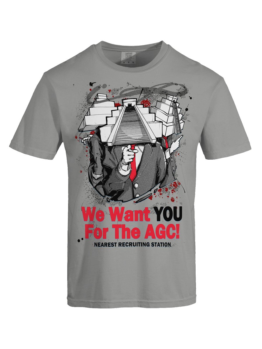 AGC RECRUIT TEE GRAY product image (5)