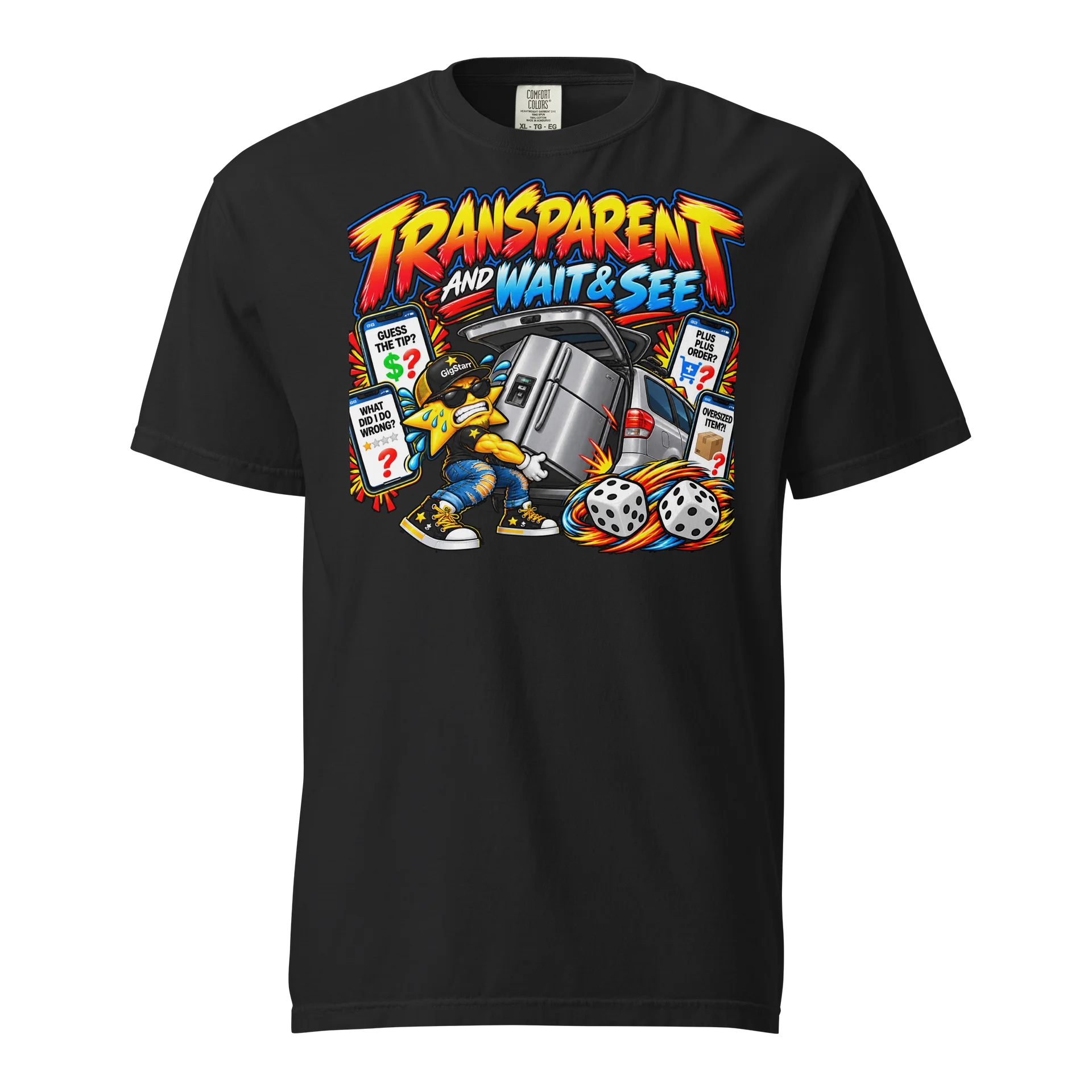 Transparent & Wait and See — GigStarr Tee 🎲⭐ product image (1)
