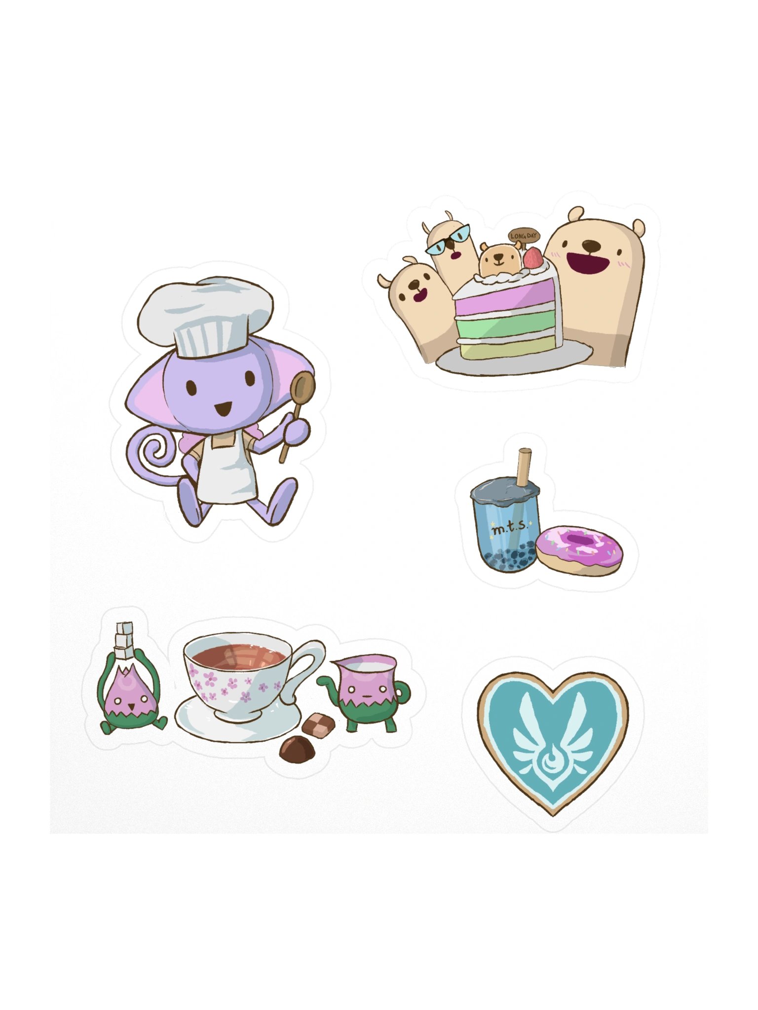 Rakuen Dessert Stickers 2 product image (1)