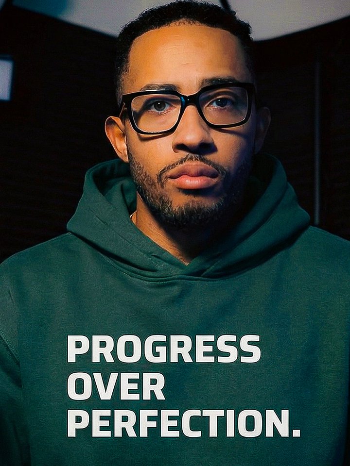"Progress Over Perfection" | HOODIE product image (1)