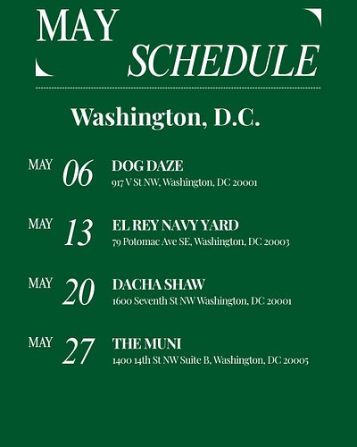 DC & NYC: May schedules are live!!! 
#dcrunclub #nycrunclub #dcrunning #nycrunning