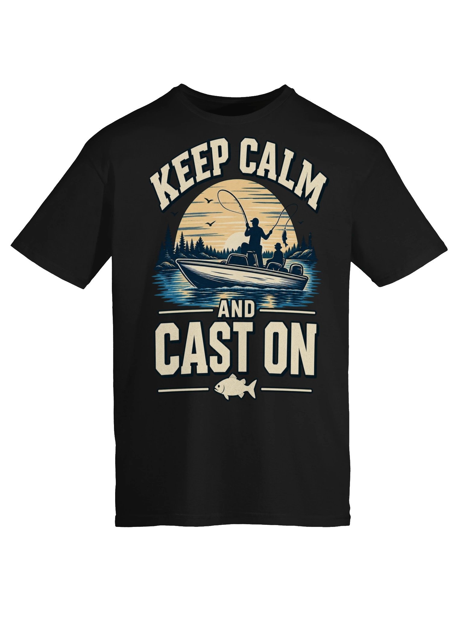 Keep Calm and Cast On T-shirt product image (5)