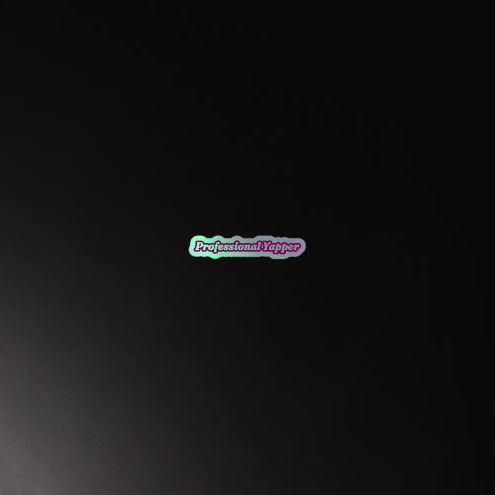 Professional Yapper Holo Sticker product image (4)
