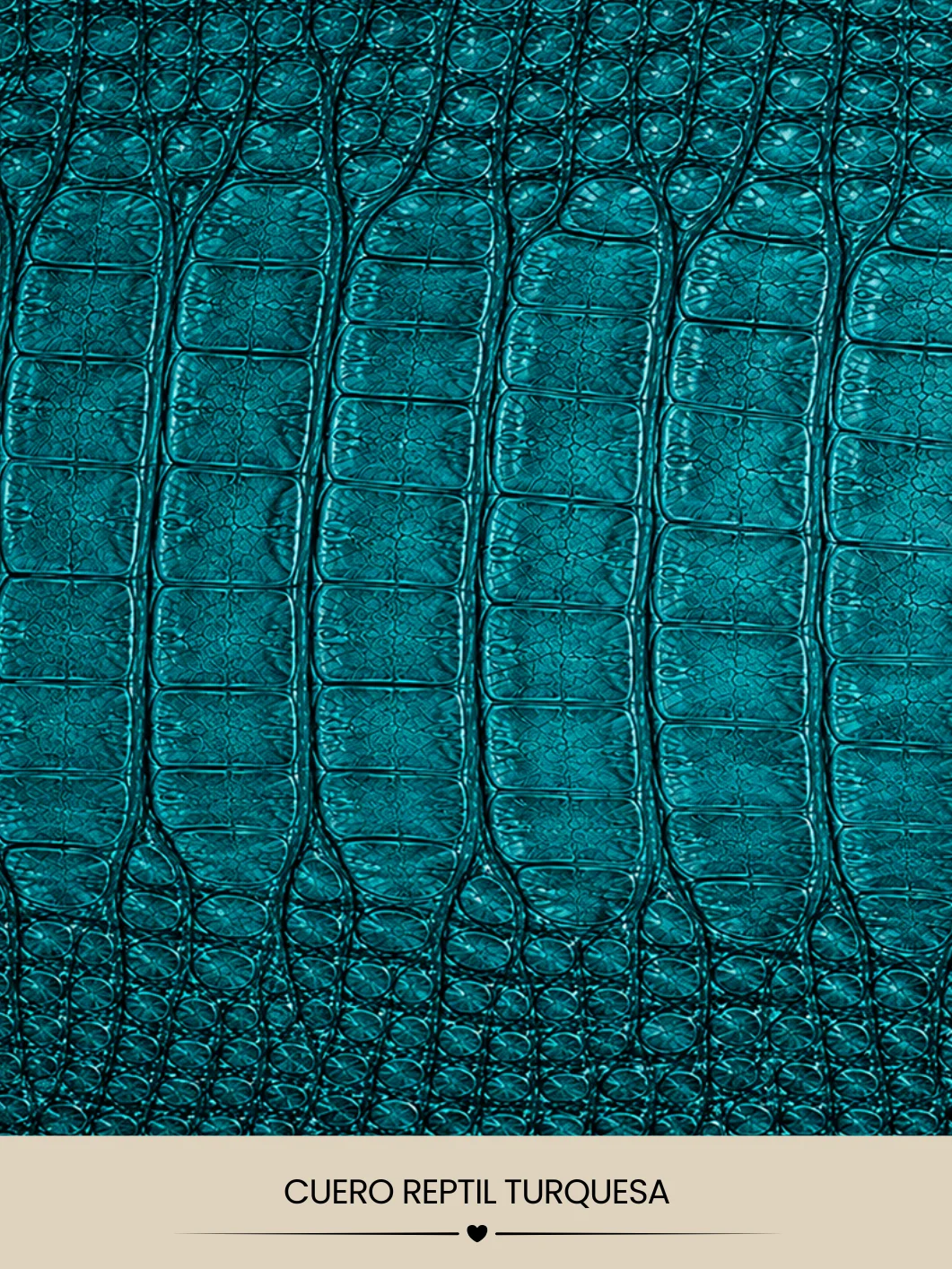 CUERO REPTIL TURQUESA product image (1)