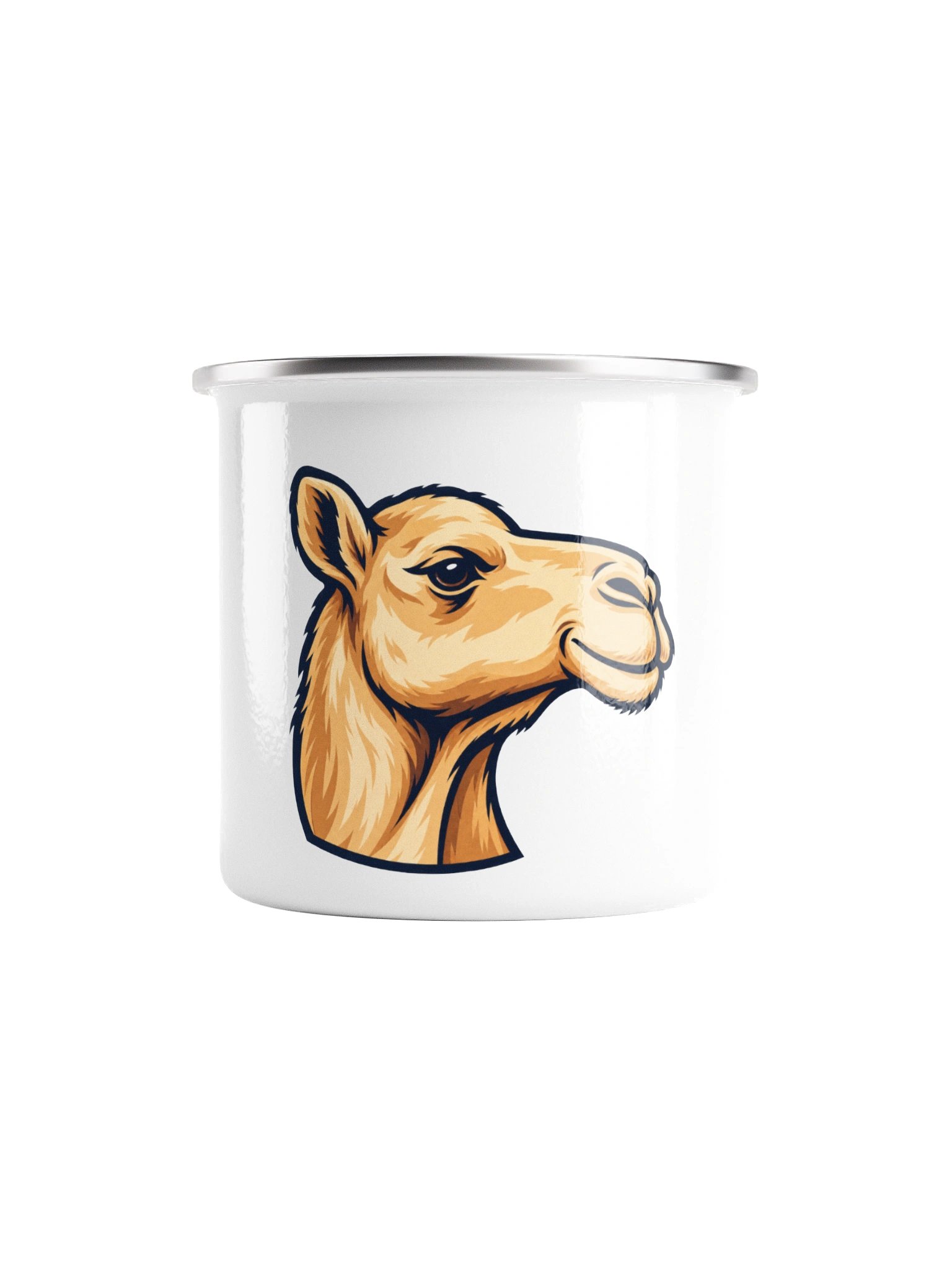 Camel Profile Enamel Mug product image (1)