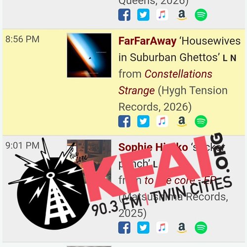 YOU RULE, @kfaifmradio! Thank you so much for playing 