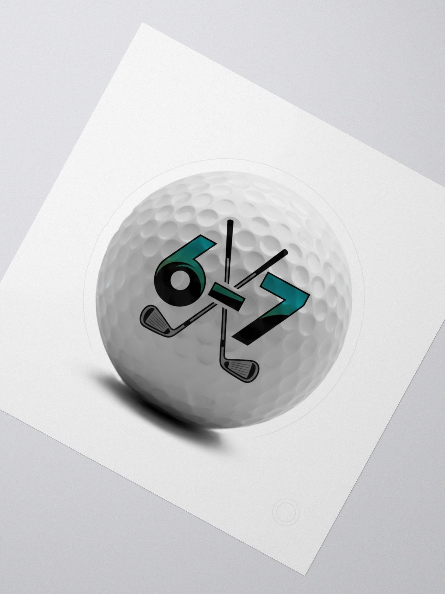 6-7 Golf drip sticker product image (2)