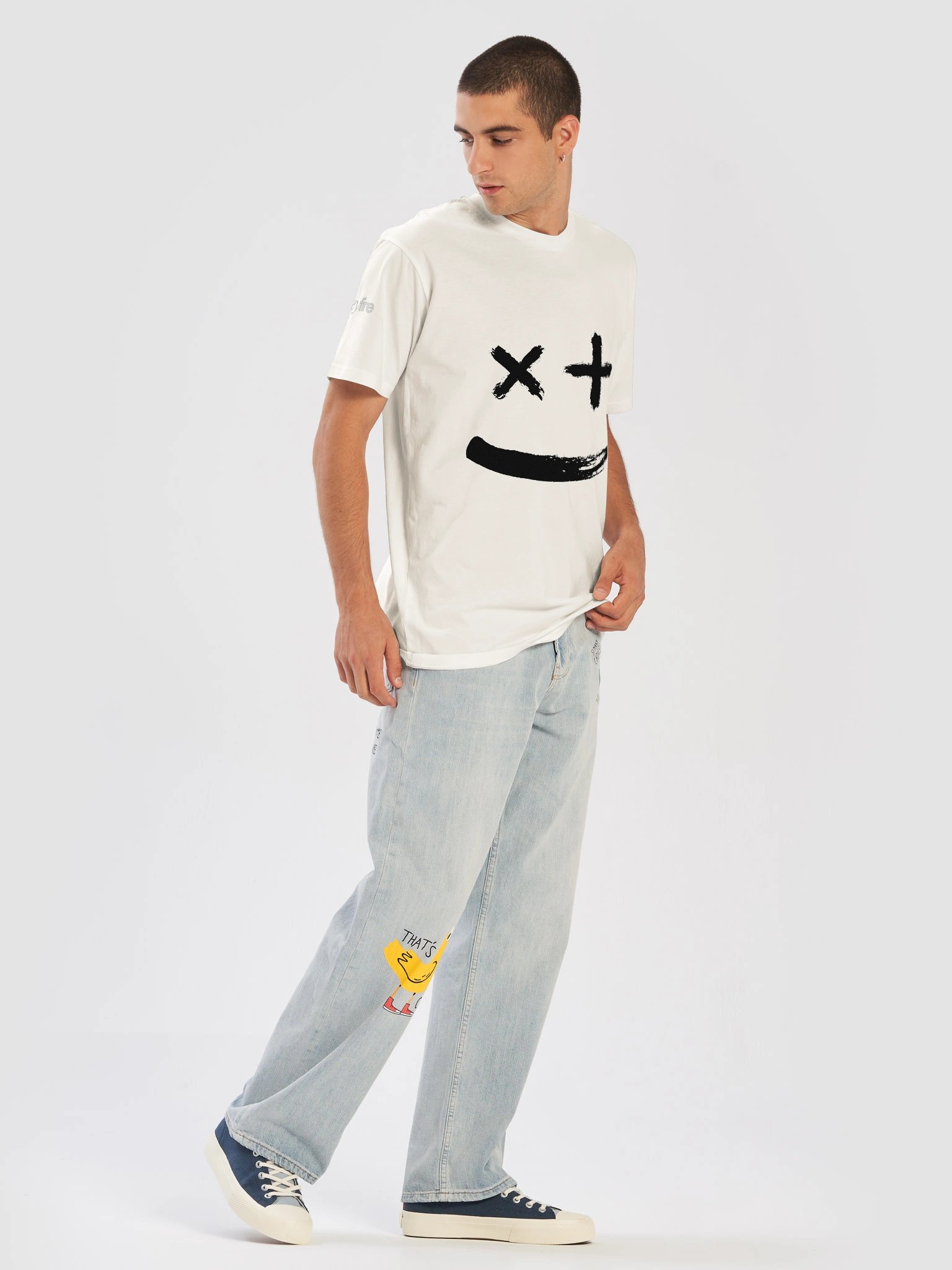 LowkeyFire Smiling Face T-Shirt product image (5)