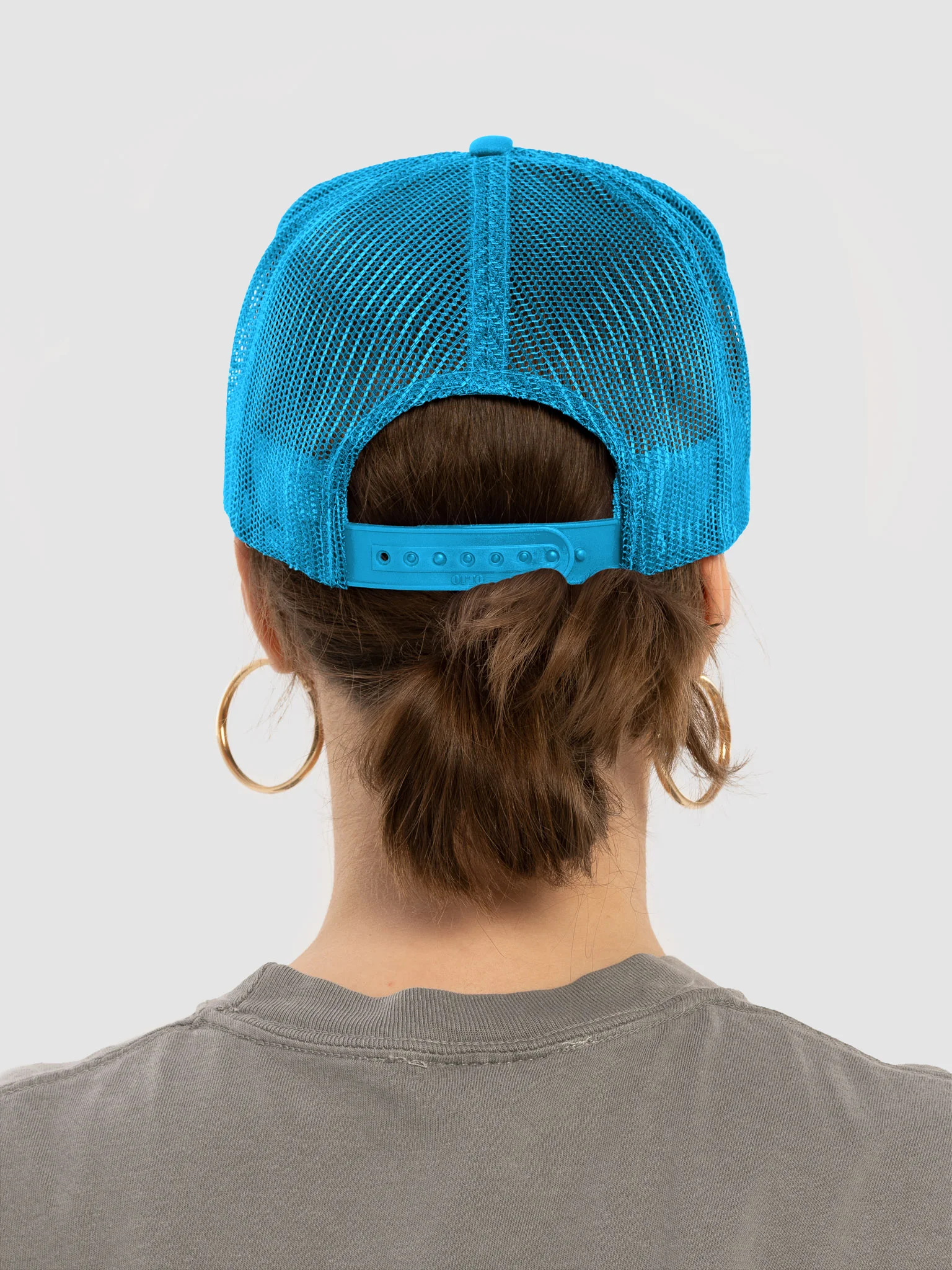 KEVBO "Team Water" Blue + White FOAM Trucker Snapback Hat product image (6)